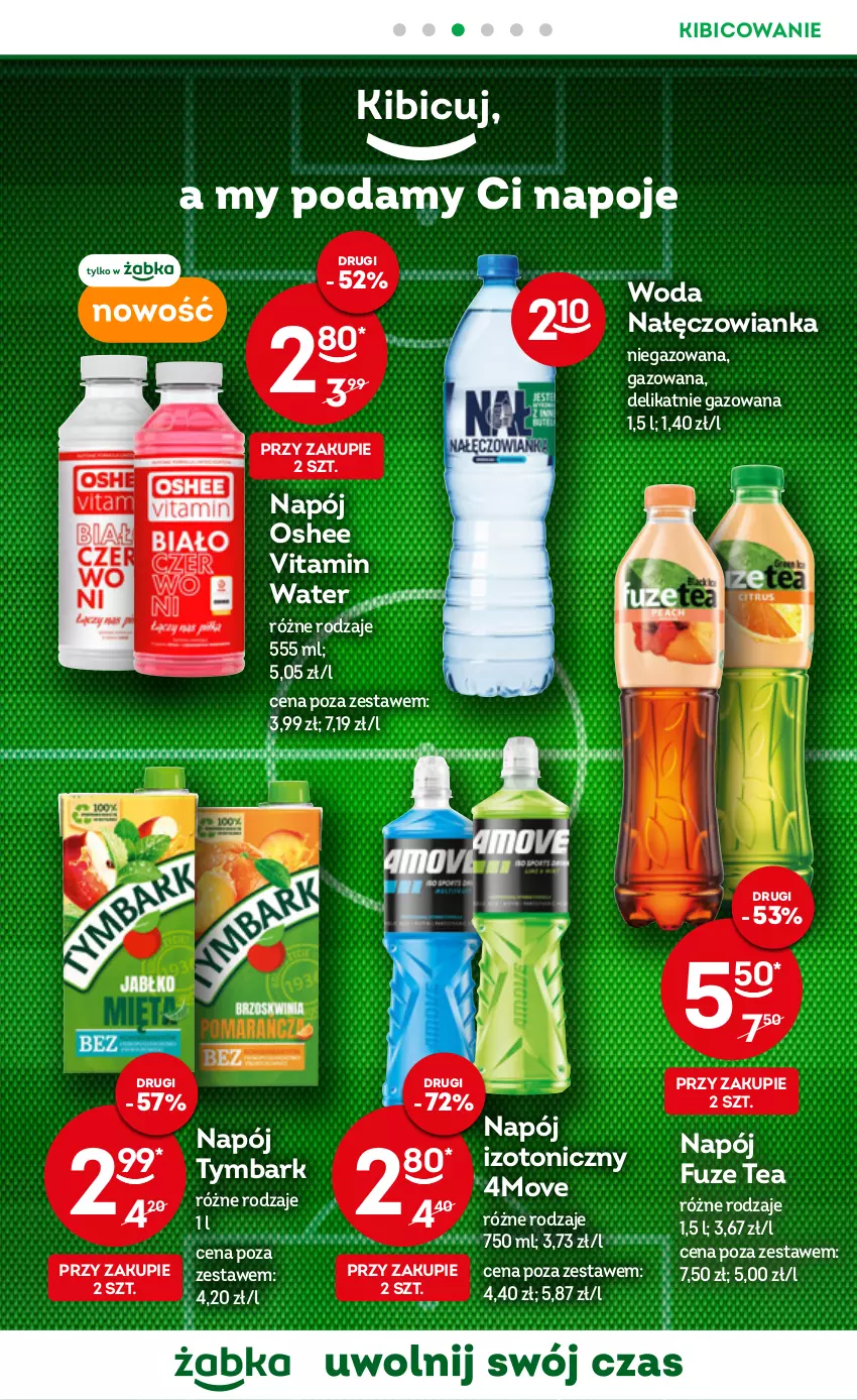 Gazetka promocyjna Żabka - ważna 30.11 do 06.12.2022 - strona 18 - produkty: BIC, Nałęczowianka, Napój, Napój izotoniczny, Napoje, Oshee, Tymbark, Woda