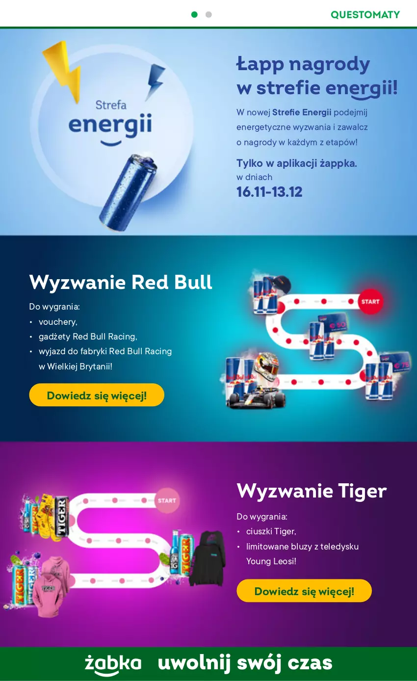 Gazetka promocyjna Żabka - ważna 30.11 do 06.12.2022 - strona 22 - produkty: Fa, Gra, Red Bull, Tiger