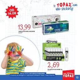Gazetka promocyjna Topaz - Gazetka - Gazetka - ważna od 10.09 do 10.09.2025 - strona 13 - produkty: Top, Klej, Fa