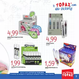 Gazetka promocyjna Topaz - Gazetka - Gazetka - ważna od 10.09 do 10.09.2025 - strona 7 - produkty: Top, Klej