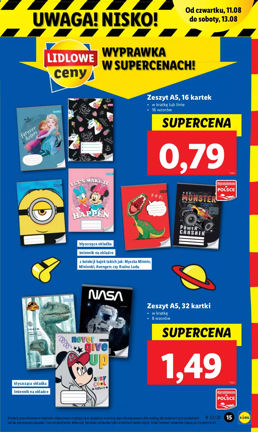 Gazetka promocyjna Lidl - GAZETKA - ważna 08.08 do 13.08.2022 - strona 15 - produkty: Avengers, Minnie, Mysz, Waga