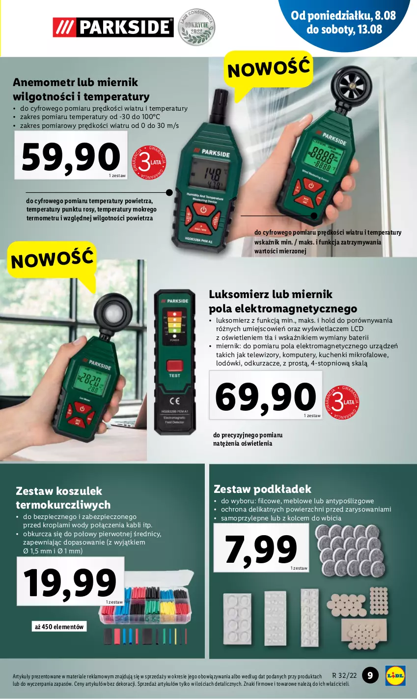 Gazetka promocyjna Lidl - GAZETKA - ważna 08.08 do 13.08.2022 - strona 9 - produkty: BIC, Fa, Komputer, Komputery, Kosz, Kuchenki mikrofalowe, LG, Mop, Odkurzacz, Odkurzacze, Piec, Podkład, Por, Telewizor, Telewizory, Termometr, Top