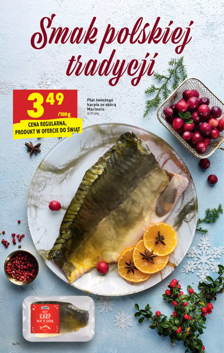 Gazetka promocyjna Biedronka - Wigilia - ważna 16.12 do 22.12.2021 - strona 16 - produkty: Karp