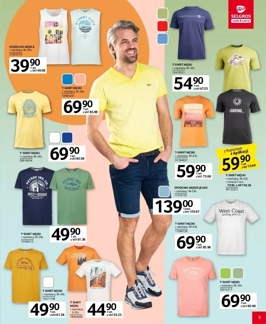 Gazetka promocyjna Selgros - Katalog Tekstylia - ważna 20.04 do 02.05.2023 - strona 9 - produkty: Kosz, Koszulka, T-shirt