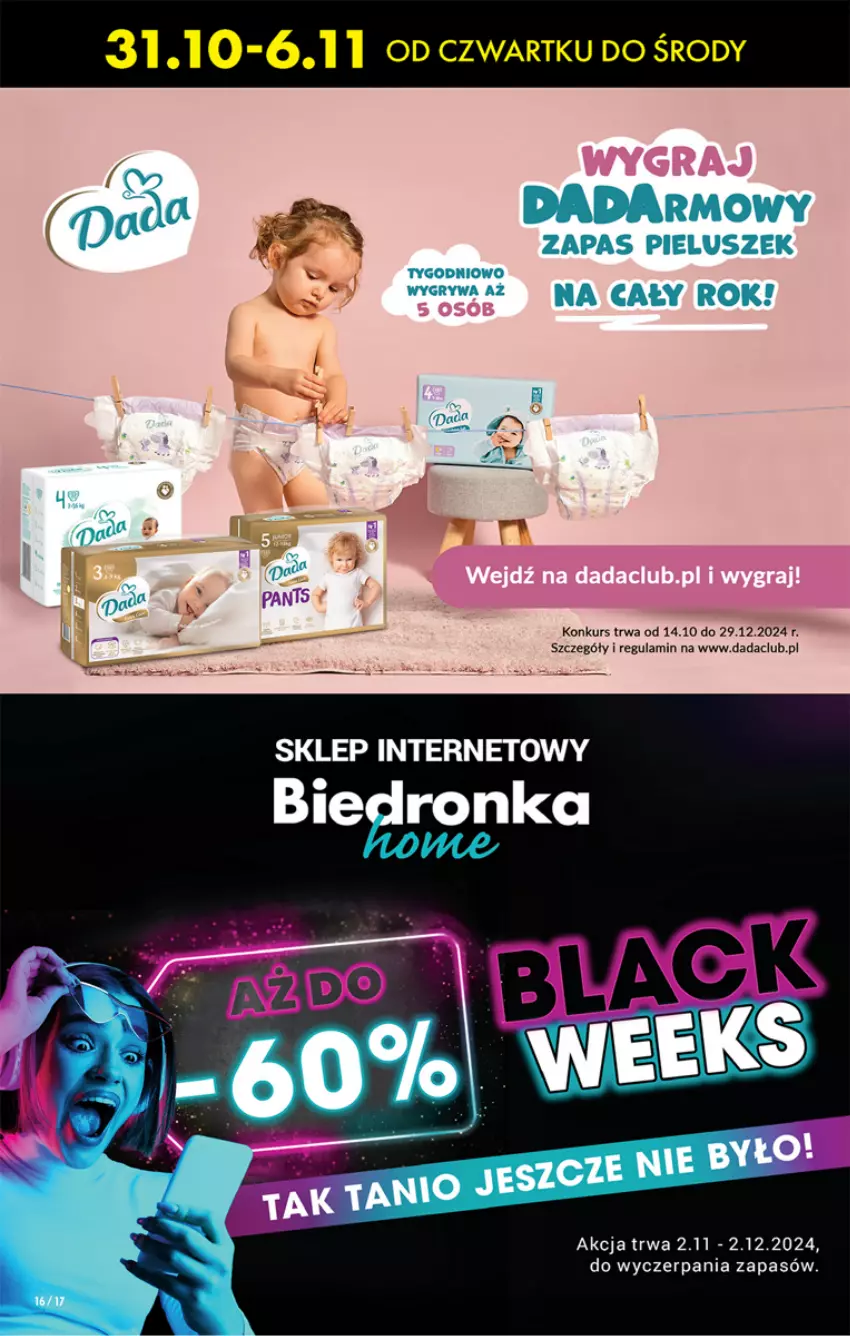 Gazetka promocyjna Biedronka - Od czwartku - ważna 31.10 do 06.11.2024 - strona 18 - produkty: Dada