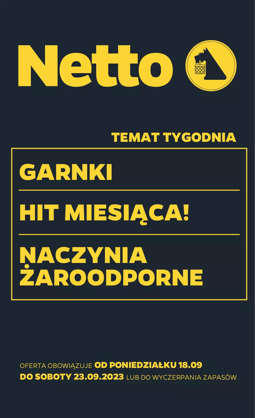 Gazetka promocyjna Netto - Akcesoria i dodatki - ważna 18.09 do 23.09.2023 - strona 1 - produkty: Por