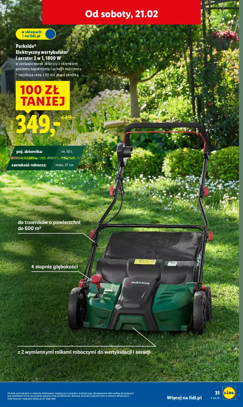 Gazetka promocyjna Lidl - GAZETKA - ważna 16.02 do 21.02.2026 - strona 35 - produkty: Parkside, Top