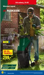 Gazetka promocyjna Lidl - GAZETKA - Gazetka - ważna od 21.02 do 21.02.2026 - strona 36 - produkty: Parkside, Noż, Rozdrabniacz, Torba, Ogród