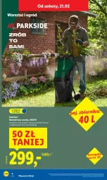 Gazetka promocyjna Lidl - GAZETKA - Gazetka - ważna od 21.02 do 21.02.2026 - strona 4 - produkty: Parkside, Noż, Rozdrabniacz, Torba, Ogród