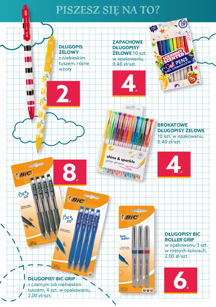 Gazetka promocyjna Dealz - SPRAWDŹ ROZSZERZENIE KATALOGUPOWRÓT DO SZKOŁY - ważna 29.07 do 04.09.2022 - strona 10 - produkty: BIC, Długopis, Roller, Tusz