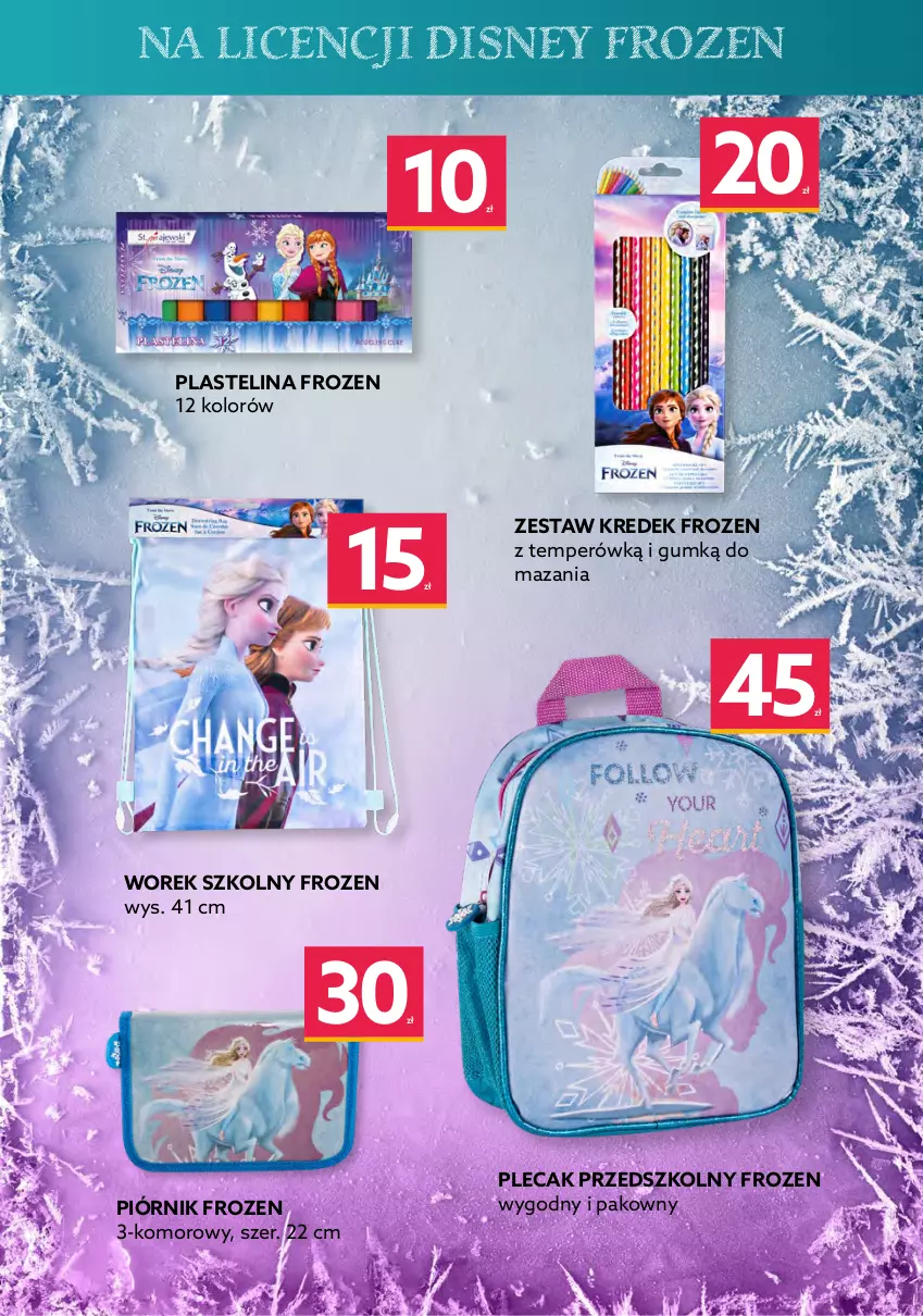 Gazetka promocyjna Dealz - SPRAWDŹ ROZSZERZENIE KATALOGUPOWRÓT DO SZKOŁY - ważna 29.07 do 04.09.2022 - strona 15 - produkty: Disney, Frozen, Piórnik, Plastelina, Plecak