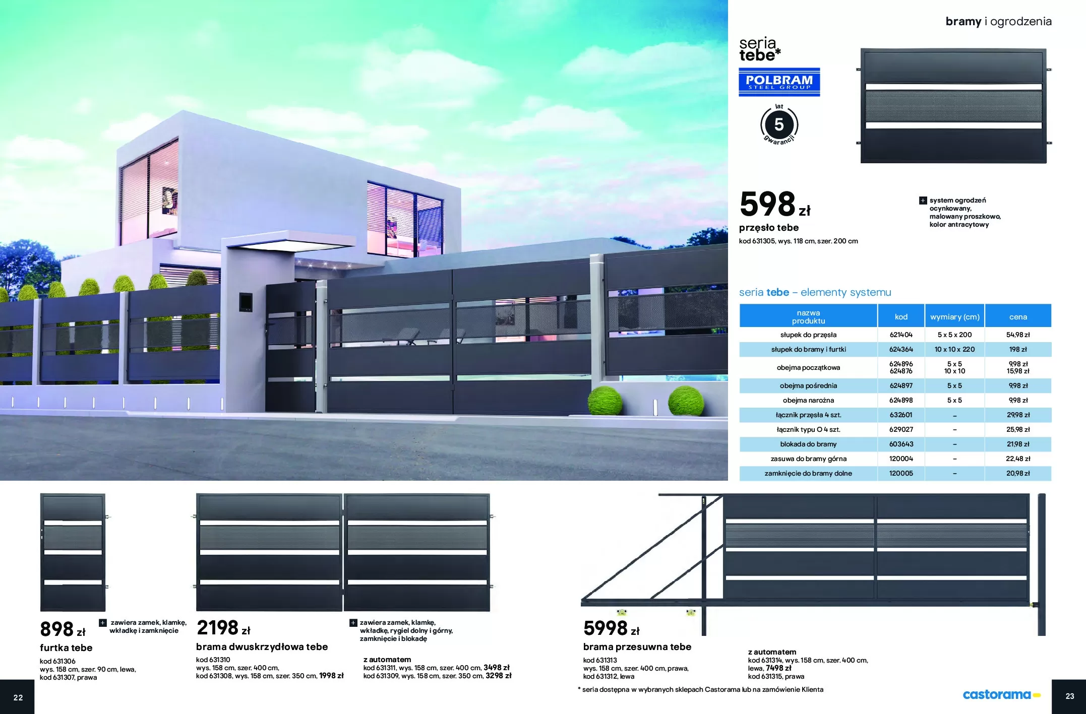 Gazetka promocyjna Castorama - Bramy i Ogrodzenia - ważna 01.06 do 31.12.2020 - strona 12