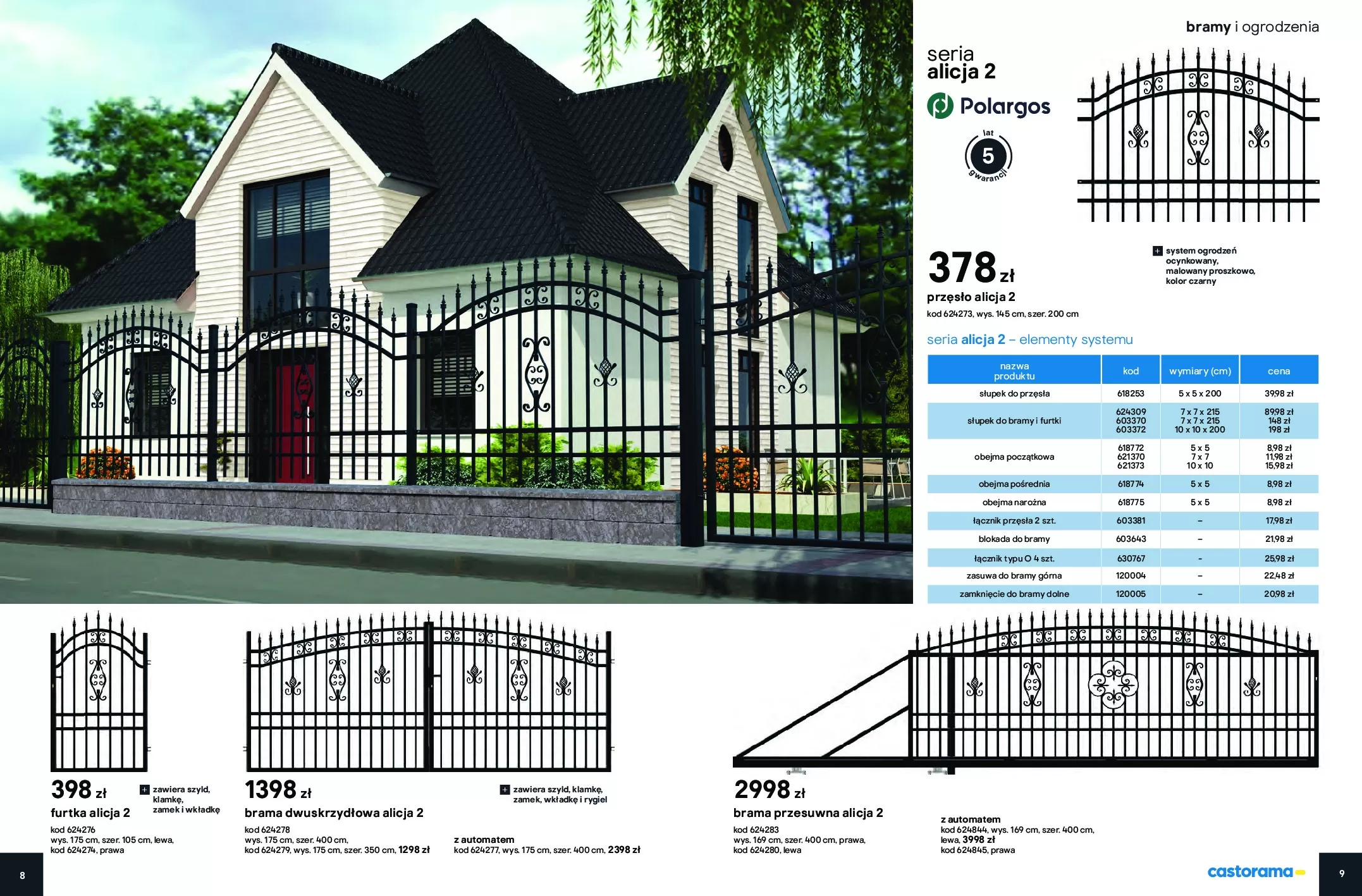 Gazetka promocyjna Castorama - Bramy i Ogrodzenia - ważna 01.06 do 31.12.2020 - strona 5