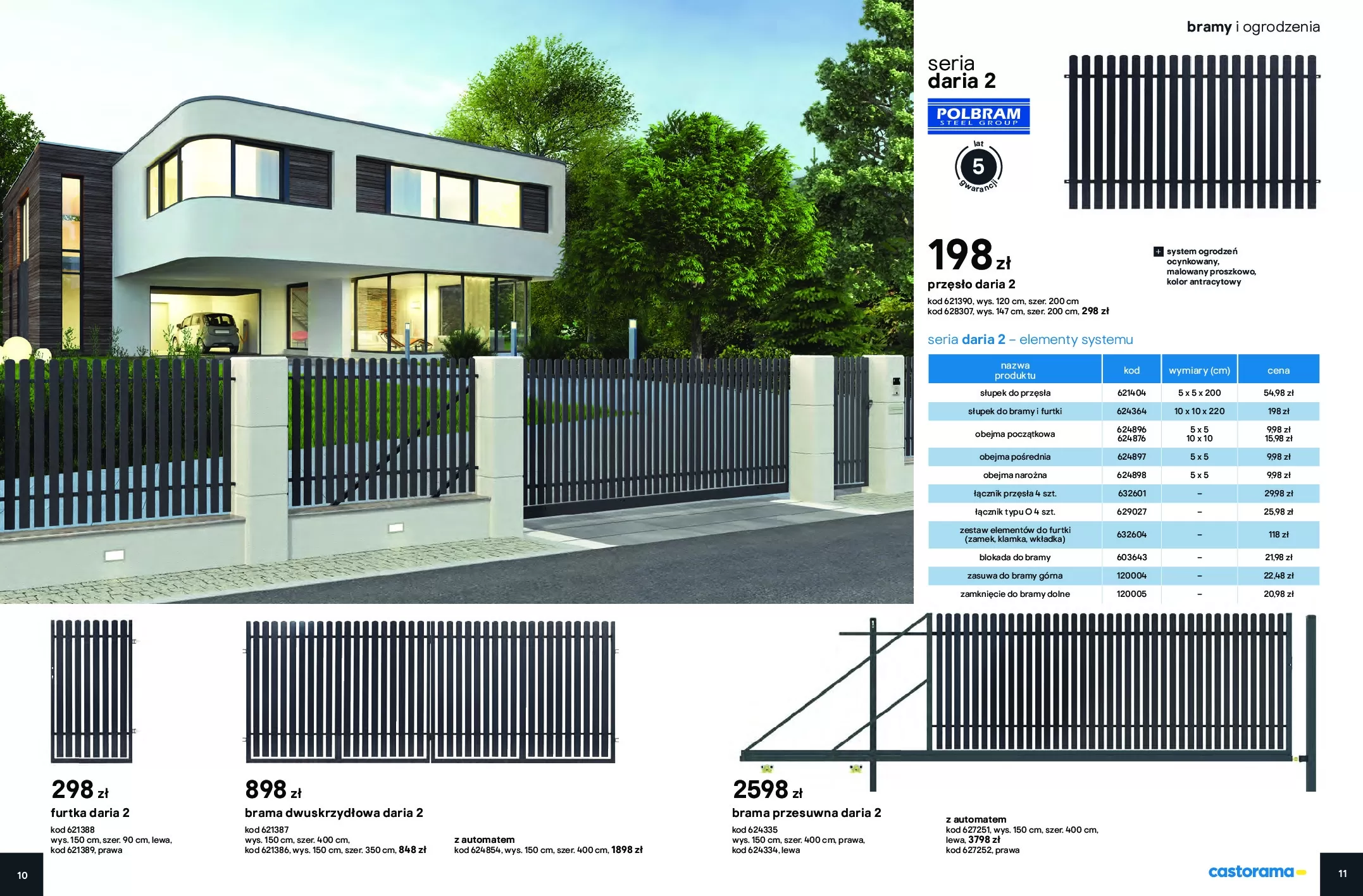 Gazetka promocyjna Castorama - Bramy i Ogrodzenia - ważna 01.06 do 31.12.2020 - strona 6
