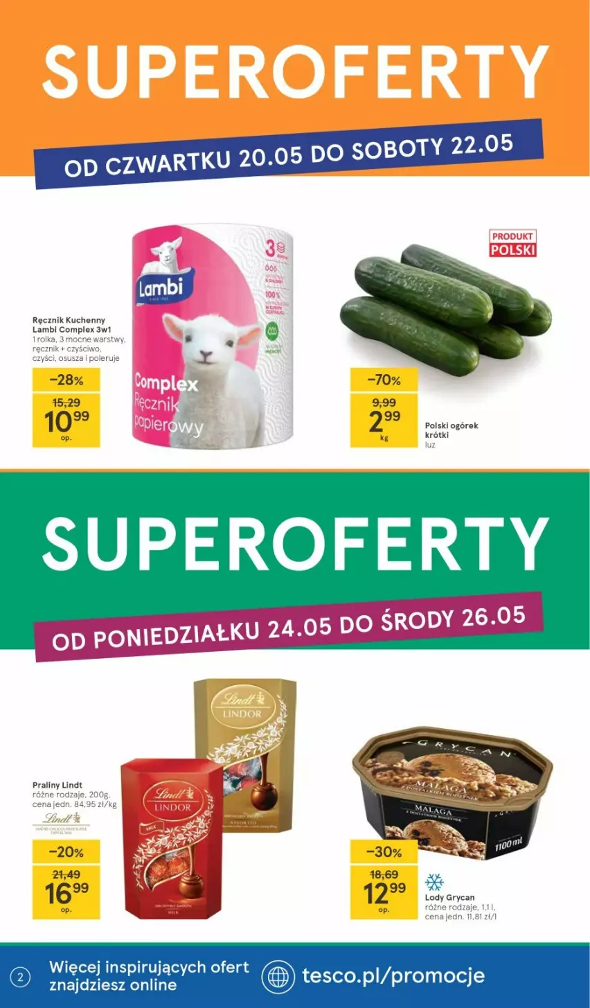 Gazetka promocyjna Tesco - Tesco gazetka - przyszły tydzień - ważna 20.05 do 26.05.2021 - strona 2 - produkty: Ręcznik, Ręcznik kuchenny