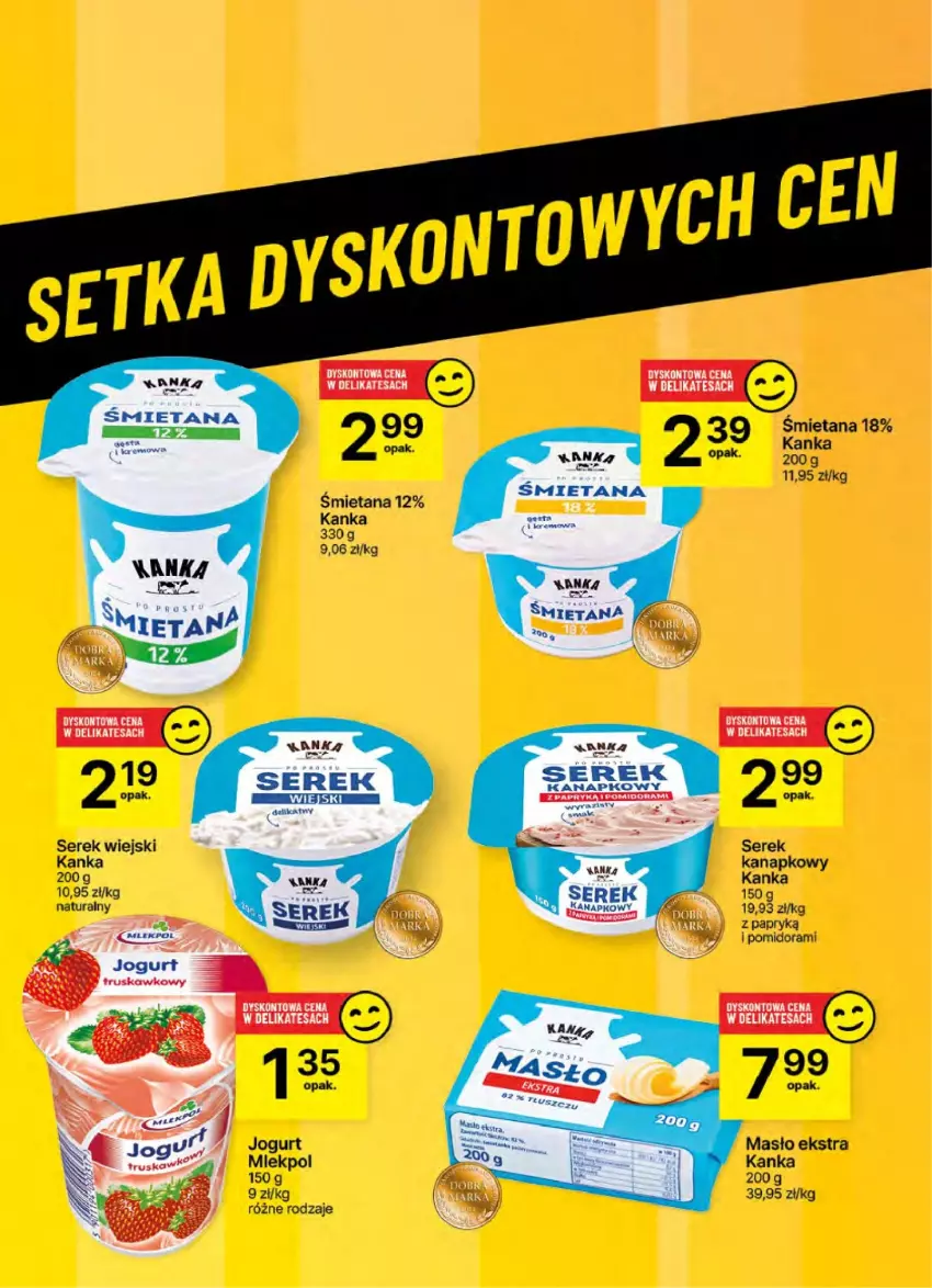 Gazetka promocyjna Delikatesy Centrum - NOWA GAZETKA Delikatesy Centrum od 14 listopada! 14-20.11.2024 - ważna 14.11 do 20.11.2024 - strona 32 - produkty: Jogurt, Masło, Ser, Serek, Serek wiejski