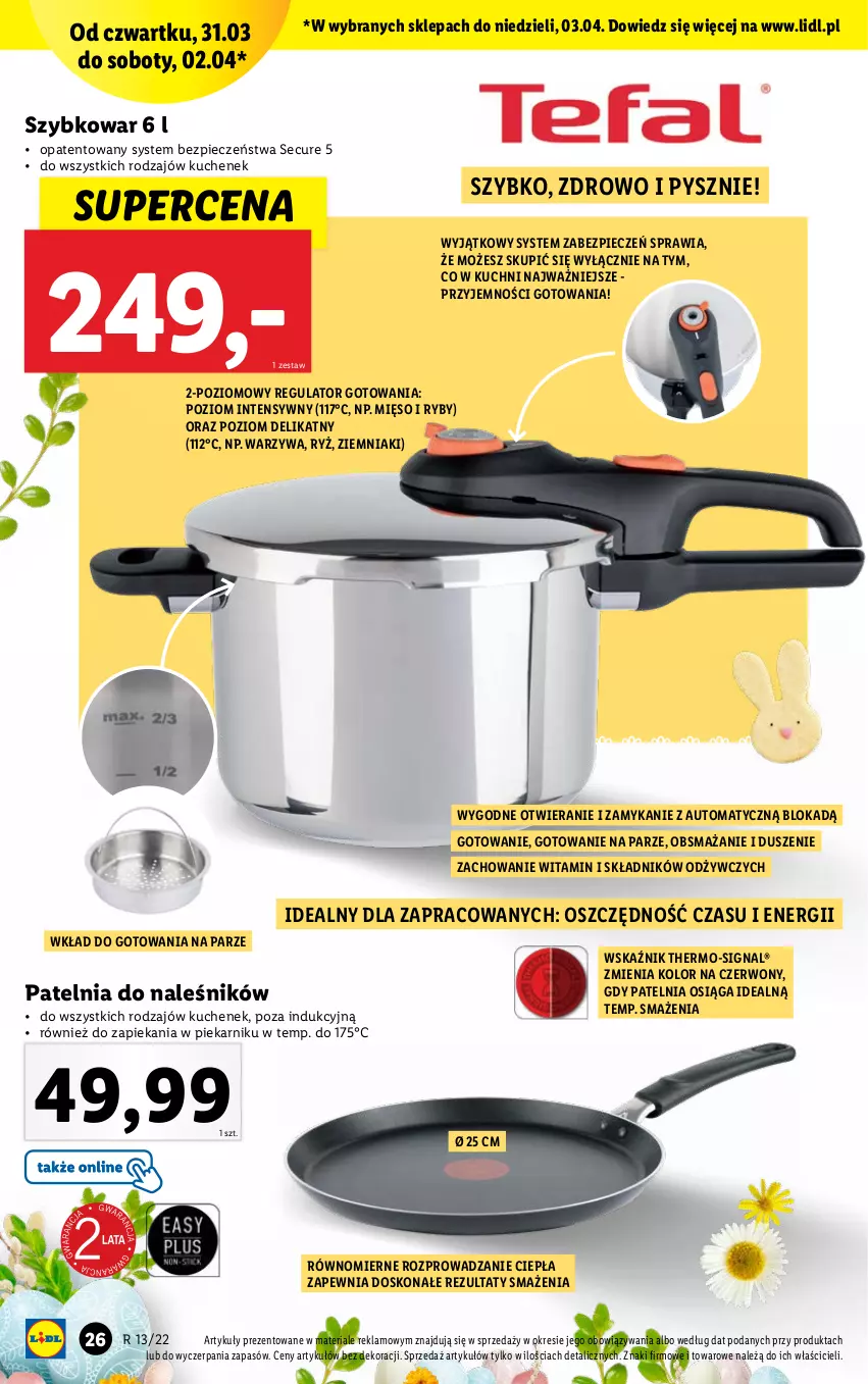 Gazetka promocyjna Lidl - GAZETKA - ważna 28.03 do 03.04.2022 - strona 26 - produkty: Mięso, Patelnia, Piec, Piekarnik, Ryż, Szybkowar, Warzywa, Ziemniaki