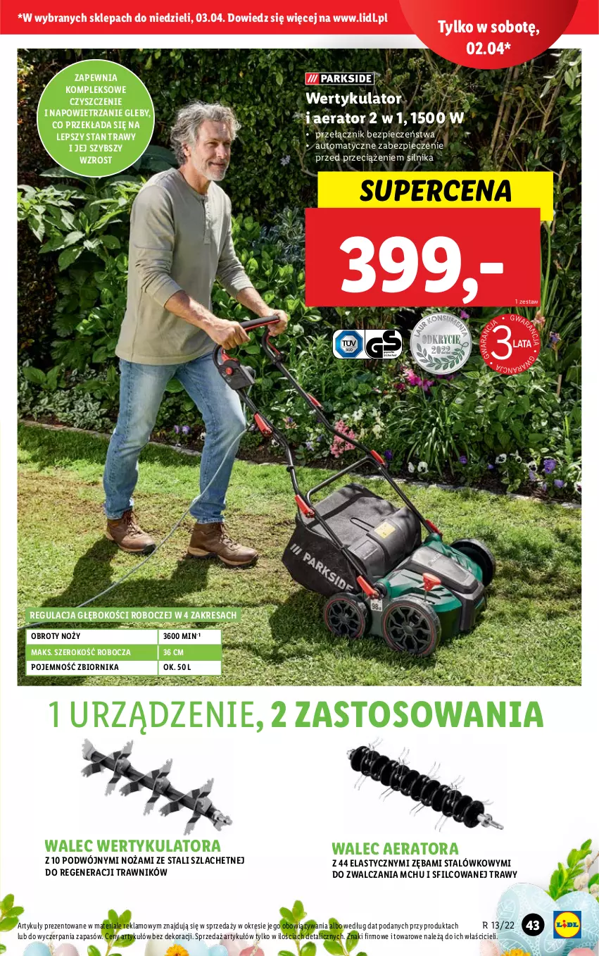 Gazetka promocyjna Lidl - GAZETKA - ważna 28.03 do 03.04.2022 - strona 43 - produkty: Noż, Piec