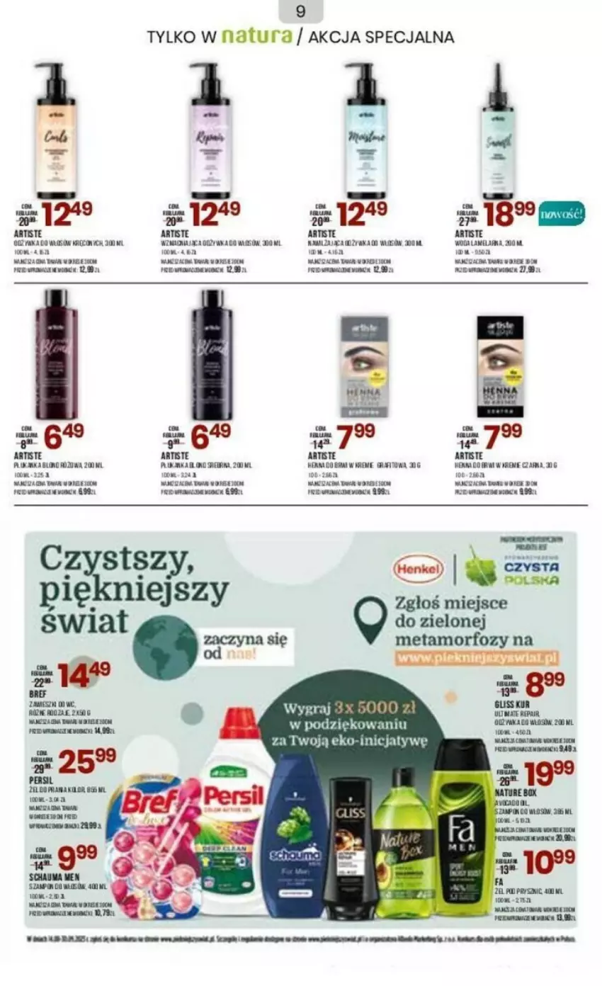 Gazetka promocyjna Drogerie Natura - ważna 05.09 do 18.09.2023 - strona 16 - produkty: Fa, Gra, LG, NBA, Persil