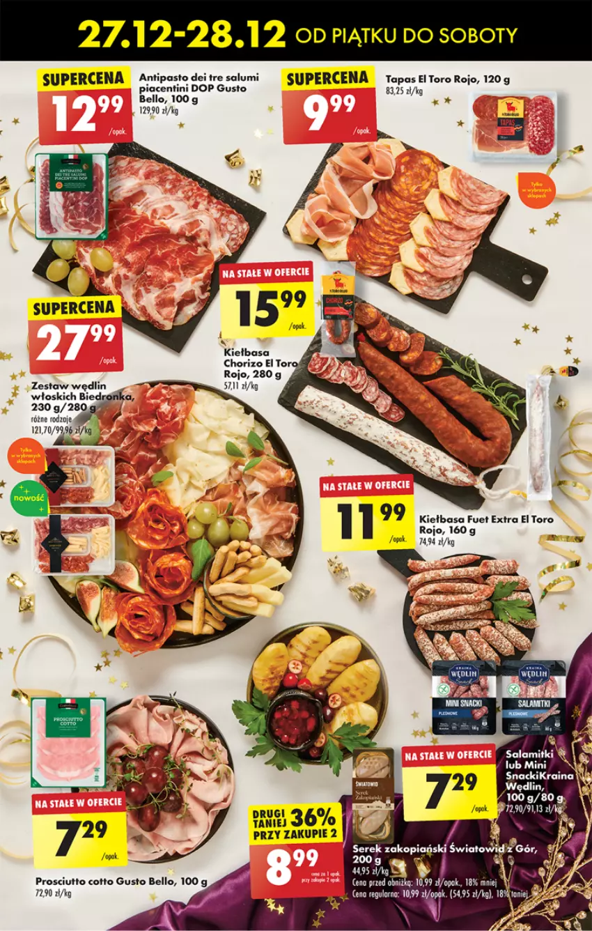 Gazetka promocyjna Biedronka - Od czwartku - ważna 02.01 do 08.01.2025 - strona 19 - produkty: Bell, Fa, Kiełbasa, Prosciutto