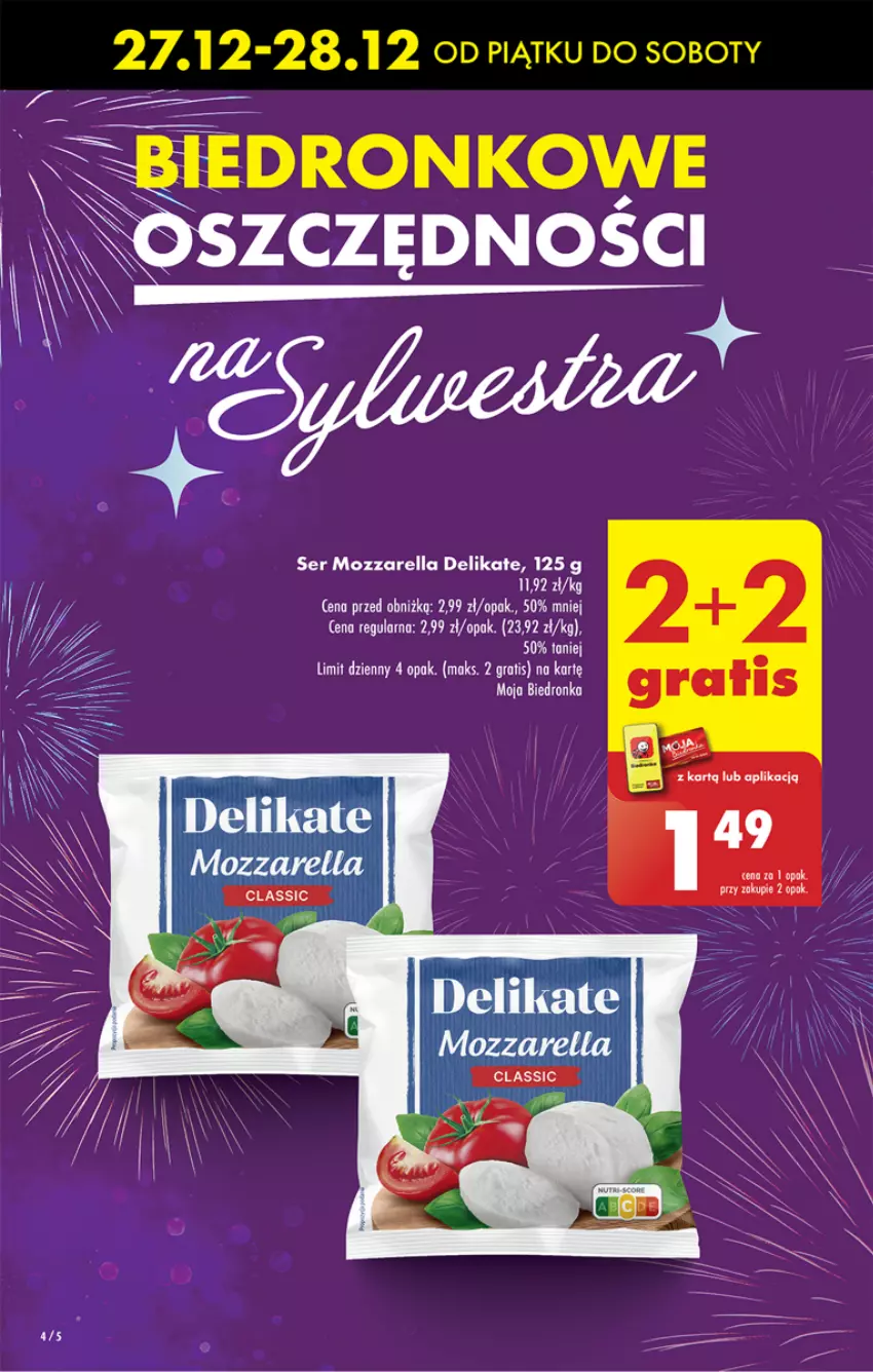 Gazetka promocyjna Biedronka - Od czwartku - ważna 02.01 do 08.01.2025 - strona 4 - produkty: Dron, Gra, Mozzarella, Ser