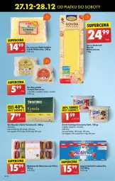 Gazetka promocyjna Biedronka - Od czwartku - Gazetka - ważna od 08.01 do 08.01.2025 - strona 34 - produkty: Mozzarella, Makaron, Cheddar, Ser, Jogurt, Actimel, Serek homogenizowany, Serek, Bazyl, Gouda, Mleko, Fa