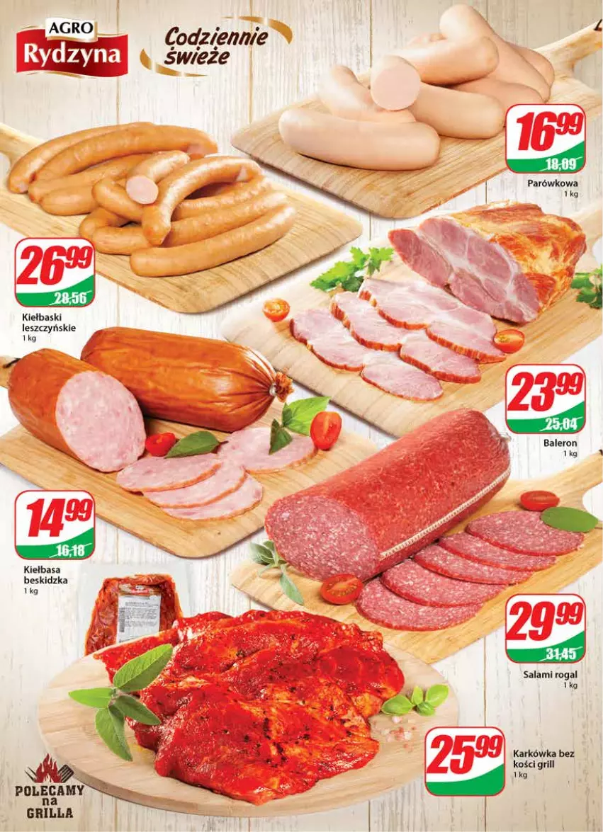 Gazetka promocyjna Dino - Gazetka - ważna 27.04 do 02.05.2022 - strona 12 - produkty: Grill, Kiełbasa, Rogal, Salami