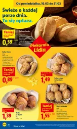 Gazetka promocyjna Lidl - GAZETKA - Gazetka - ważna od 21.03 do 21.03.2026 - strona 22 - produkty: Por, Gra, Bułka fitness, Rust, Bułka grahamka, Bułka
