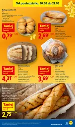 Gazetka promocyjna Lidl - GAZETKA - Gazetka - ważna od 21.03 do 21.03.2026 - strona 23 - produkty: Bagietka, Chleb, Bułka