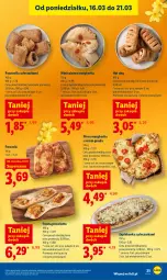 Gazetka promocyjna Lidl - GAZETKA - Gazetka - ważna od 21.03 do 21.03.2026 - strona 25 - produkty: Piec, Pasztecik z pieczarkami, Ser, Hot dog, Rust, Focaccia, Prosciutto, Zapiekanka, Pieczarka, Gouda