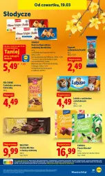 Gazetka promocyjna Lidl - GAZETKA - Gazetka - ważna od 21.03 do 21.03.2026 - strona 39 - produkty: Lubisie, Ciastka, Ser, Mleczko, Grześki, Czekolada, Miód, Rurki, Ptasie mleczko, Deser, Alcon
