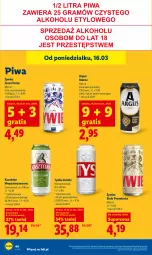 Gazetka promocyjna Lidl - GAZETKA - Gazetka - ważna od 21.03 do 21.03.2026 - strona 44 - produkty: Piwa, Gra, Kasztelan, Tyskie