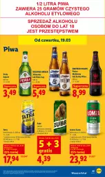 Gazetka promocyjna Lidl - GAZETKA - Gazetka - ważna od 21.03 do 21.03.2026 - strona 45 - produkty: Piwa, Por, Gra, Tatra, Perła