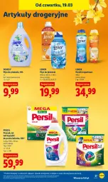 Gazetka promocyjna Lidl - GAZETKA - Gazetka - ważna od 21.03 do 21.03.2026 - strona 57 - produkty: Persil, Perełki zapachowe, Płyn do płukania, Kapsułki do prania, Lenor