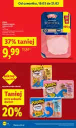 Gazetka promocyjna Lidl - GAZETKA - Gazetka - ważna od 21.03 do 21.03.2026 - strona 8 - produkty: Polędwica, Parówki, PIKOK