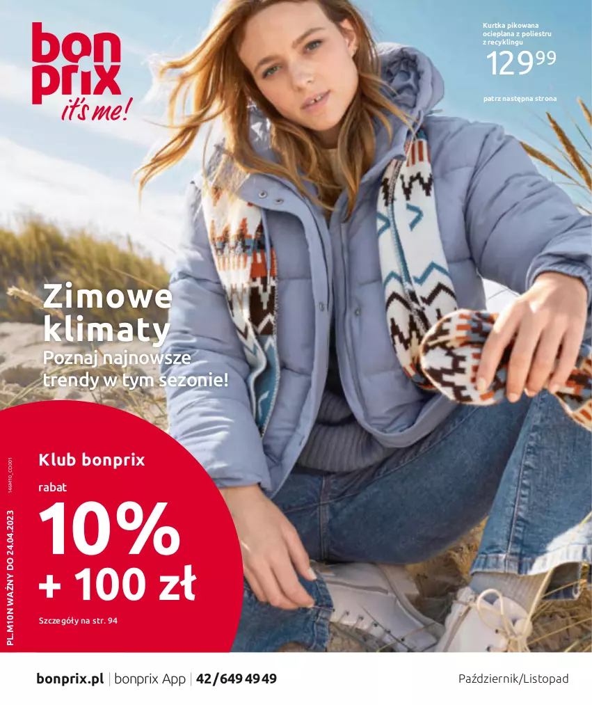 Gazetka promocyjna Bonprix - Zimowe klimaty - ważna 24.10.2022 do 24.04.2023 - strona 1 - produkty: Kurtka, LANA, Top