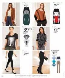 Gazetka promocyjna Bonprix - Zimowe klimaty - Gazetka - ważna od 24.04 do 24.04.2023 - strona 60 - produkty: Sweter, Top, Gin, T-shirt, Legginsy ocieplane, Legginsy, Spodnie