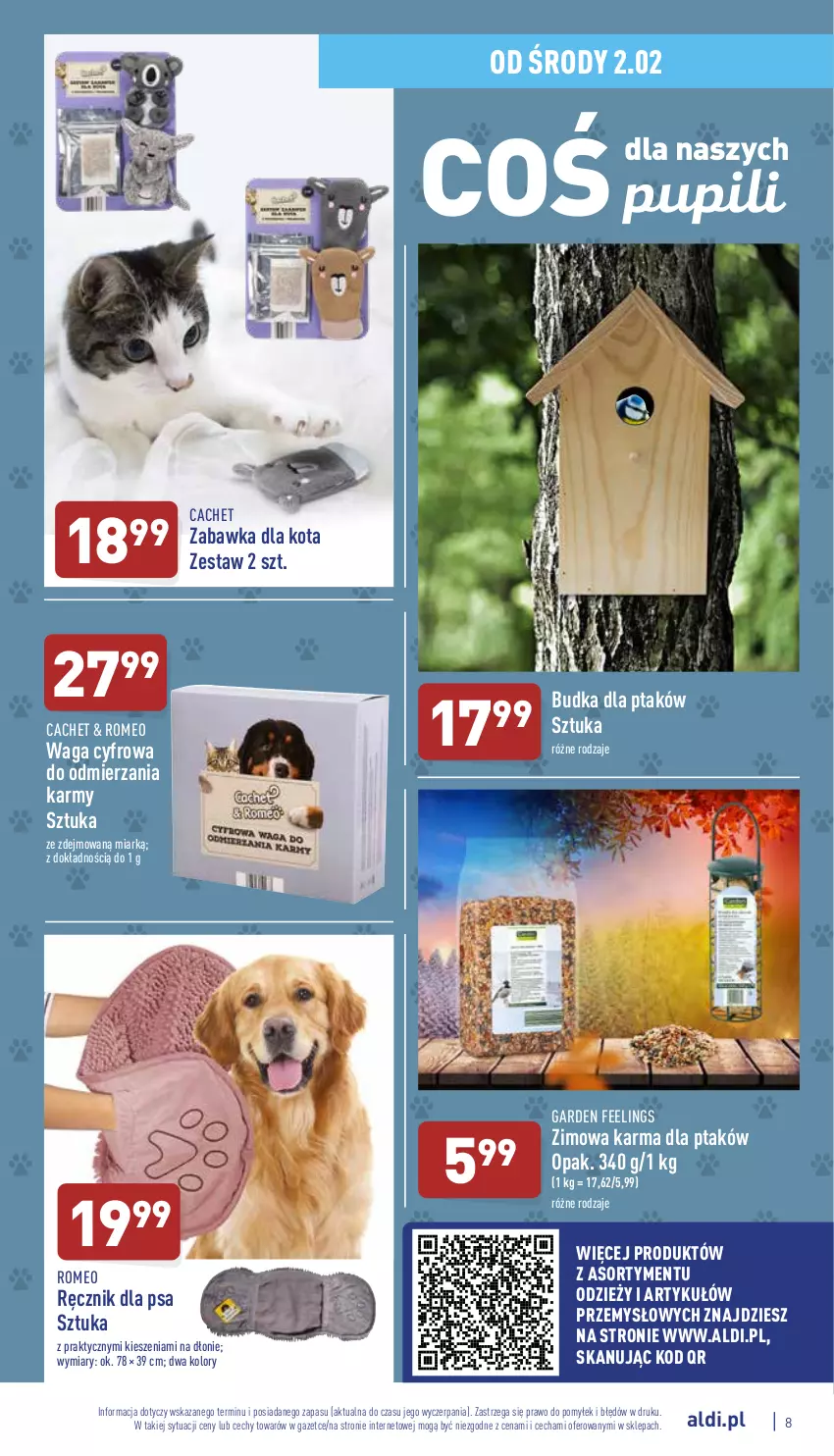 Gazetka promocyjna Aldi - Katalog Moda i Dom - ważna 02.02 do 06.02.2022 - strona 8 - produkty: Ręcznik, Waga, Zabawka