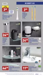 Gazetka promocyjna Aldi - Katalog Moda i Dom - Gazetka - ważna od 06.02 do 06.02.2022 - strona 10 - produkty: Kubek na szczoteczki do zębów, Szczoteczka do zębów, Końcówki do szczoteczk, LANA, Półka, Mydelniczka, Kubek, Mydło, Dozownik, Szczoteczka