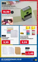 Gazetka promocyjna Lidl - GAZETKA - Gazetka - ważna od 07.08 do 07.08.2021 - strona 11 - produkty: Piec, Mop, Pęseta, Papier, Stojak, Pieczątka, Tera, Tusz, Poduszka