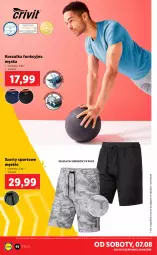 Gazetka promocyjna Lidl - GAZETKA - Gazetka - ważna od 07.08 do 07.08.2021 - strona 46 - produkty: Por, Szorty, Kosz, Koszulka, Sport, Koszulka funkcyjna, LG