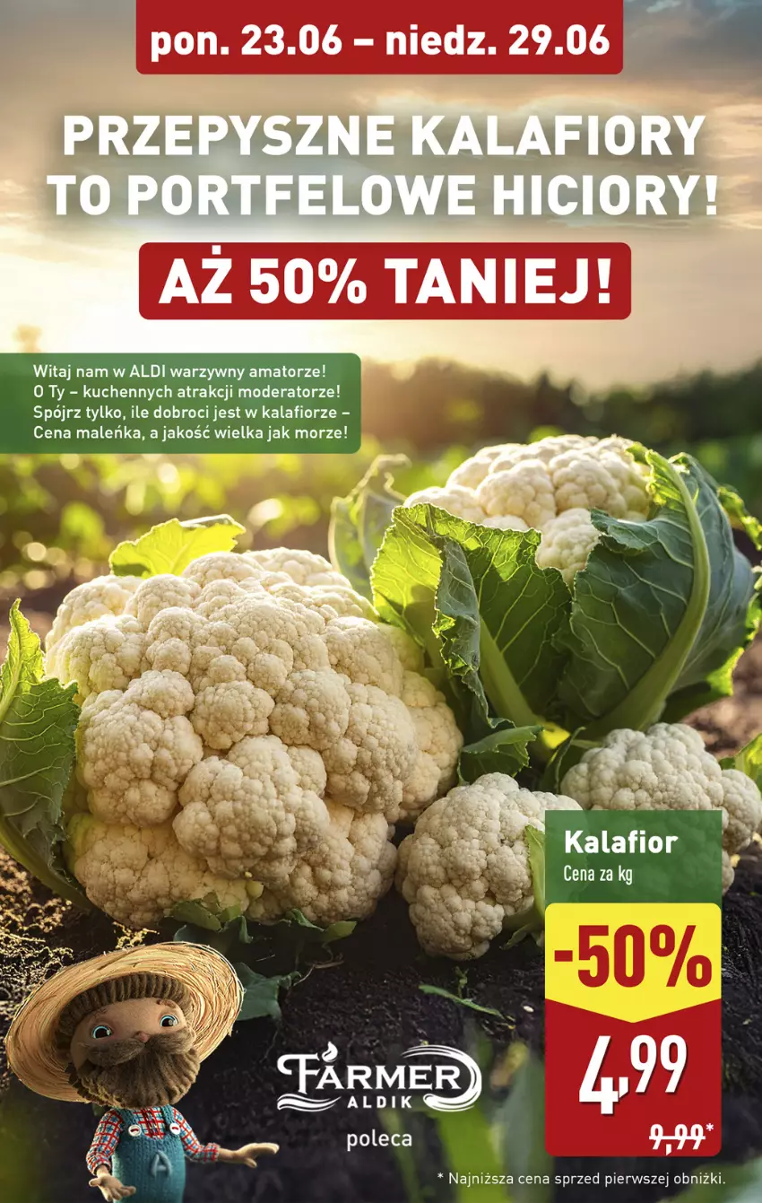 Gazetka promocyjna Aldi - Pełna oferta - ważna 23.06 do 29.06.2025 - strona 4 - produkty: Kalafior