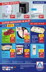Gazetka promocyjna Aldi - Pełna oferta - Gazetka - ważna od 29.06 do 29.06.2025 - strona 38 - produkty: Kurczak, Nutella, Por, Jaja, Mięsne specjały, O nas, Lody, Winogrona, Ferrero, Biuro, Wino, Poduszka, Lampa, Masło, Olej, Wkład olejowy