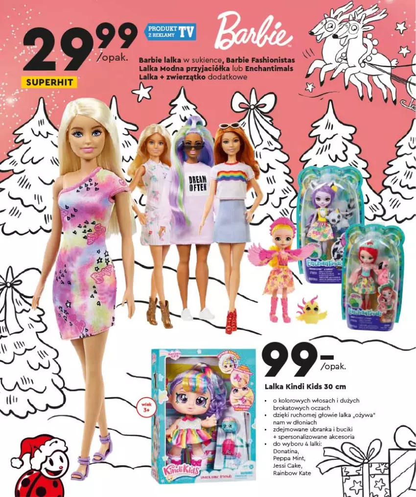 Gazetka promocyjna Biedronka - Kraina Zabawek - ważna 08.11 do 24.12.2021 - strona 34 - produkty: Barbie, Enchantimals, Fa, Lalka