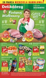 Gazetka promocyjna Delikatesy Centrum - Franczyza DC13 Czwartek - Gazetka - ważna od 01.04 do 01.04.2026 - strona 1 - produkty: Majonez, Rum, 7up, Rama, Winiary, Mirinda, Pomarańcze, Tran, Palma, Dron, Pepsi, Kiełbasa biała, Napój, Kiełbasa