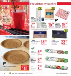 Gazetka promocyjna Makro - [Oferta promocyjna] Artykuły przemysłowe - Gazetka - ważna od 22.02 do 22.02.2021 - strona 4 - produkty: Piec, Ser, Papier, Serwetki, Kubek papierowy, Talerz, Kubek, Biuro, Papier do pieczenia, Podkład, Folia aluminiowa