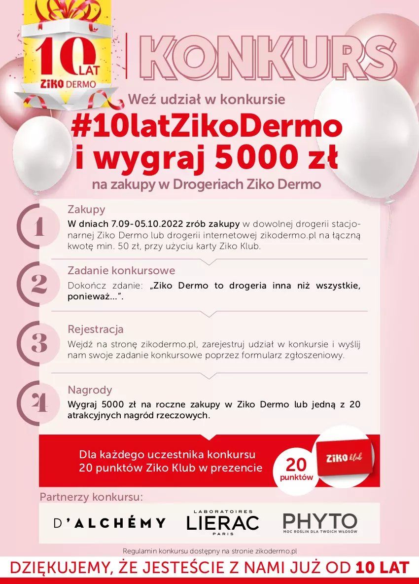 Gazetka promocyjna Ziko - Gazetka Ziko Dermo - ważna 07.09 do 21.09.2022 - strona 10 - produkty: Gra