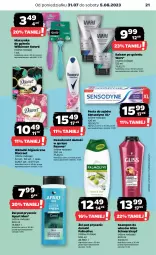 Gazetka promocyjna Netto - Artykuły spożywcze - Gazetka - ważna od 05.08 do 05.08.2023 - strona 21 - produkty: Balsam po goleniu, Palmolive, Rexona, Dezodorant, Pasta do zębów, Wilkinson Sword, Schwarzkopf, Discreet, Szynka, Szampon, Maszynka, Maszynka do golenia, Wkładki, Sensodyne