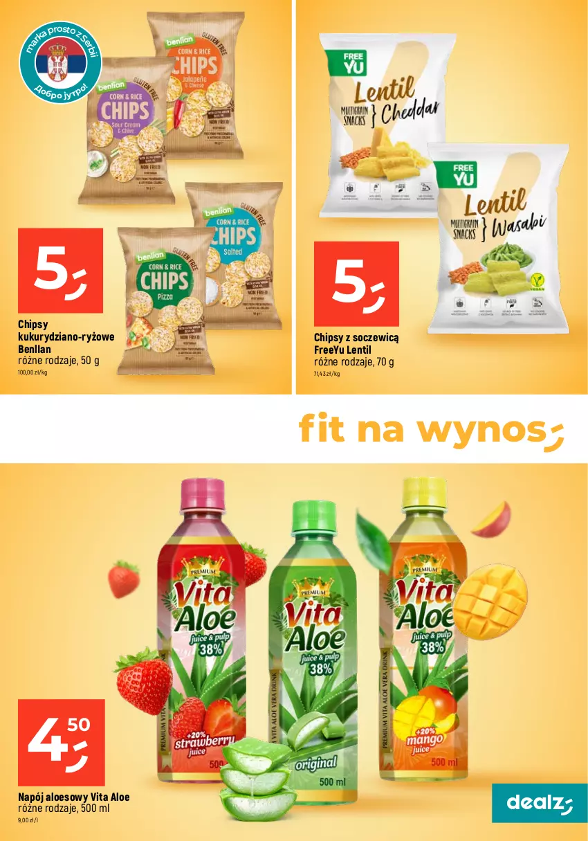 Gazetka promocyjna Dealz - MAKE A DEALZ - ważna 11.01 do 17.01.2024 - strona 15 - produkty: Chipsy, Napój, Ryż, Smoothie