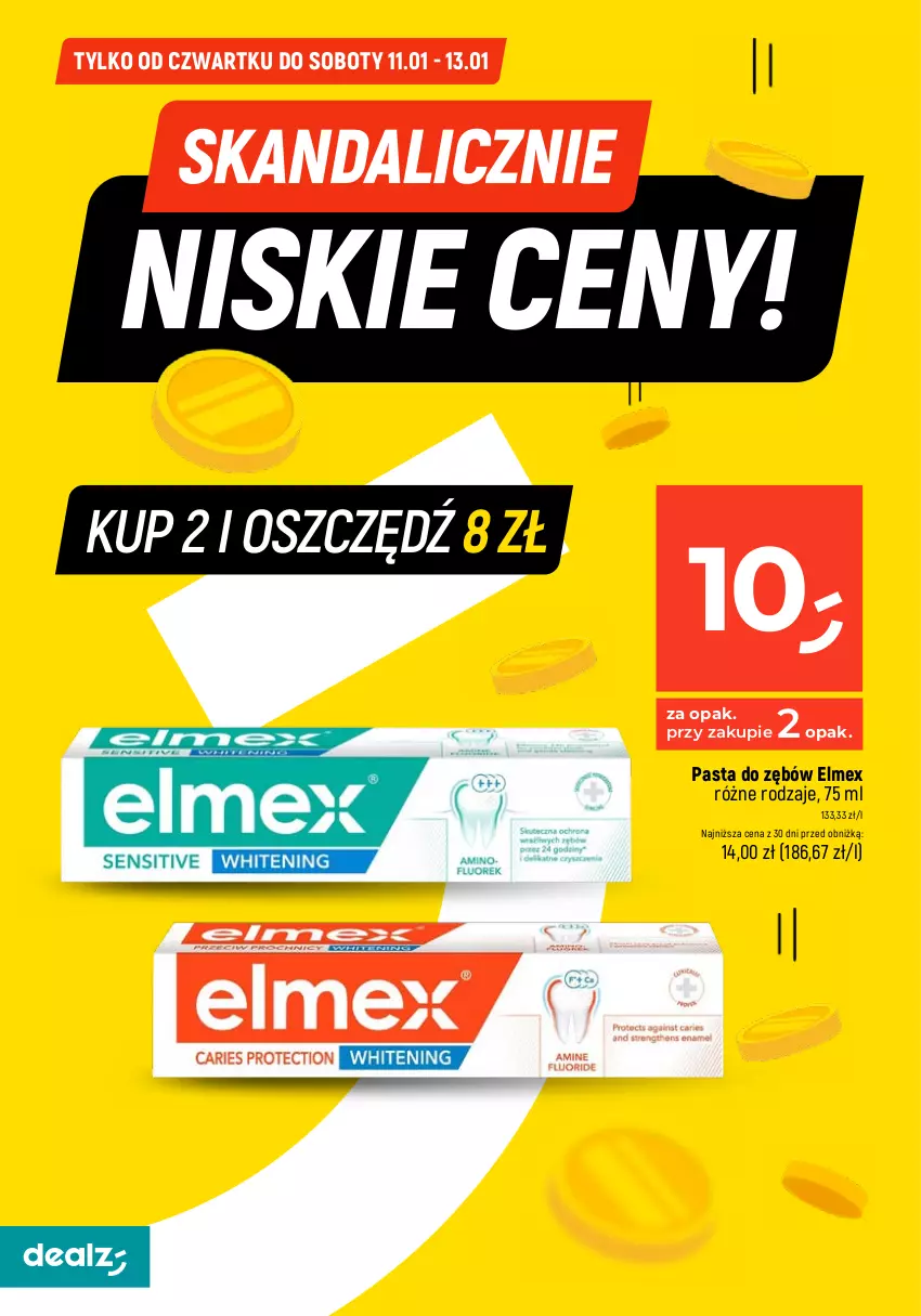 Gazetka promocyjna Dealz - MAKE A DEALZ - ważna 11.01 do 17.01.2024 - strona 6 - produkty: Elmex, Pasta do zębów